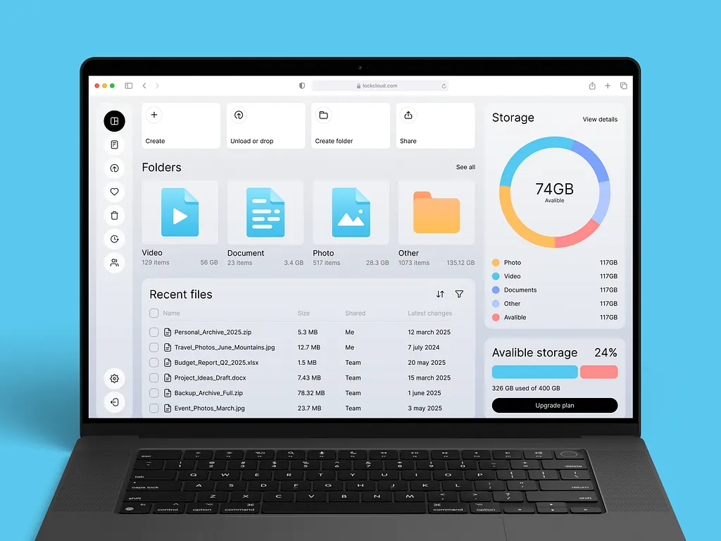 CloudBox Full Dashboard Screenshot
